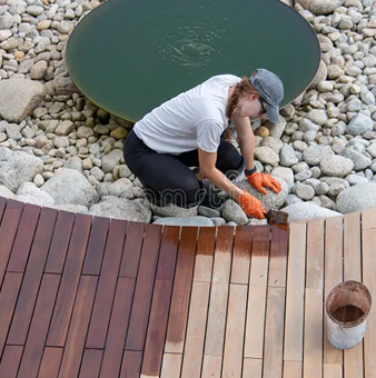Decking and Patio Staining